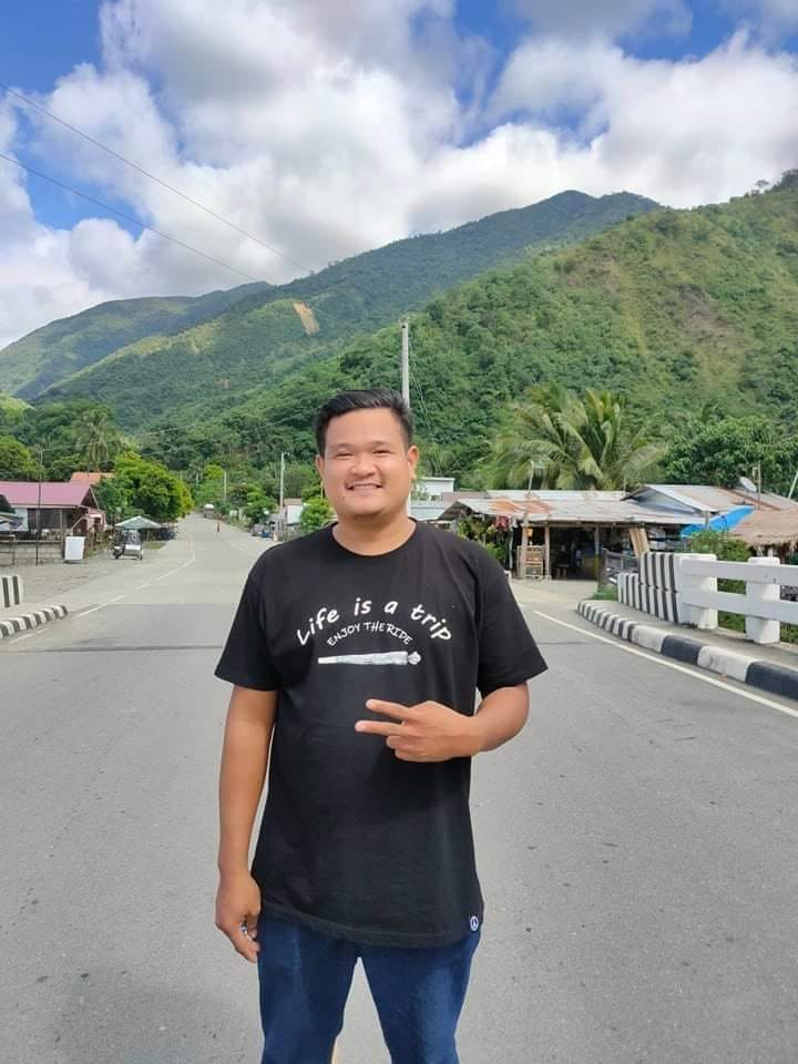 Enjoy the ride (Front Print) Tee in Black