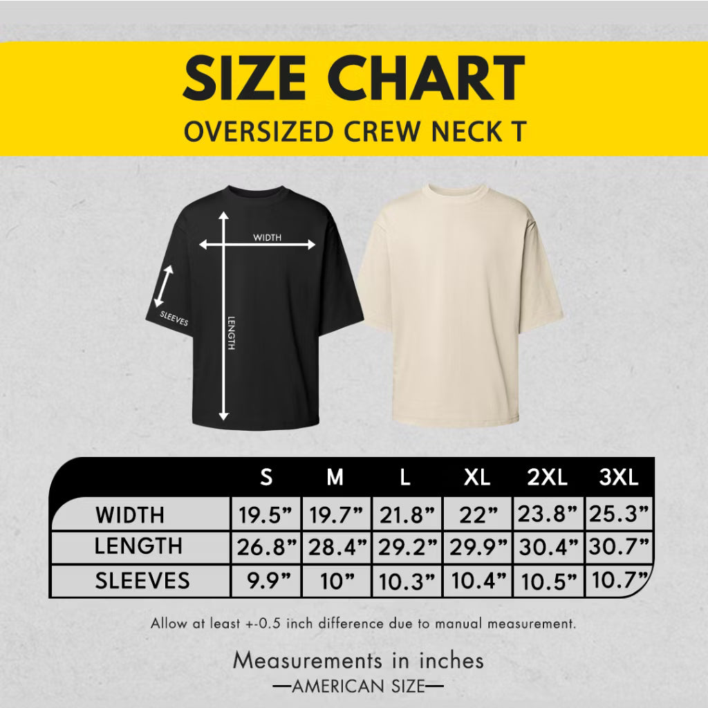 Oversized Version New Reality in Black