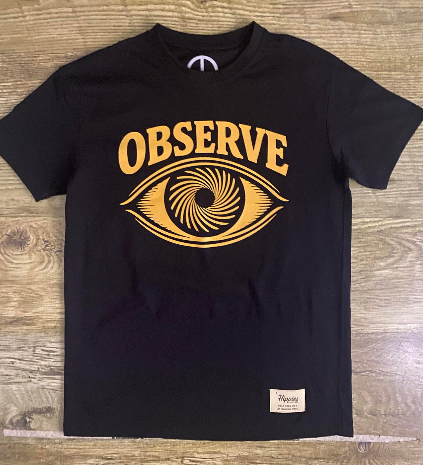 Observe T-Shirt - Pure Cotton Regular Fit American Size Black Tee