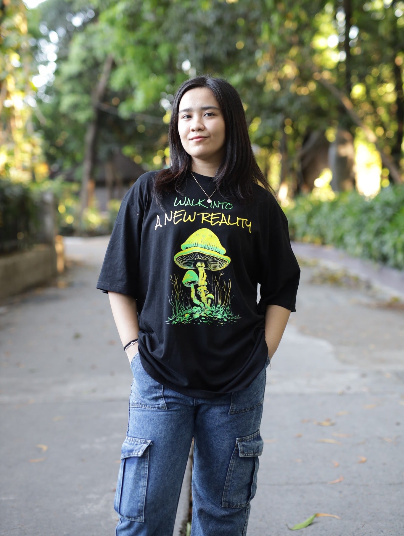 Oversized Version New Reality in Black