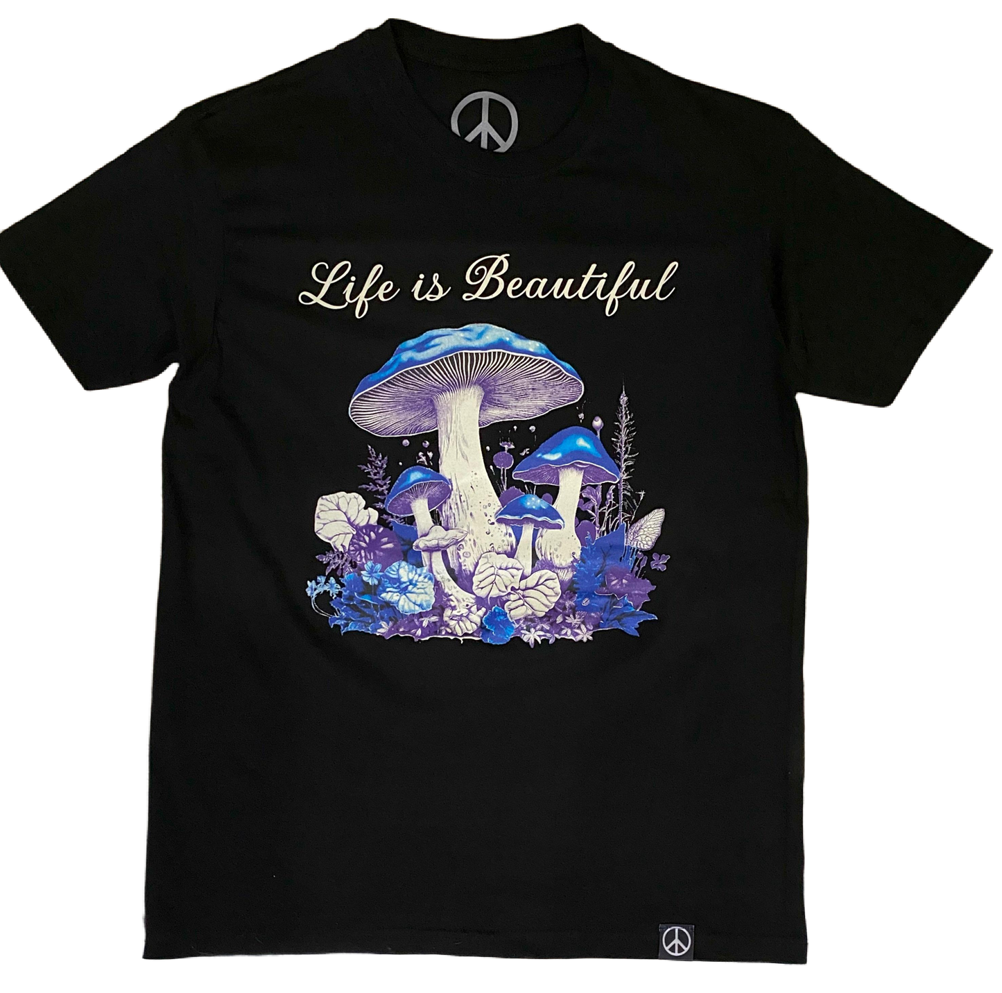 Life is Beautiful Tee in Black