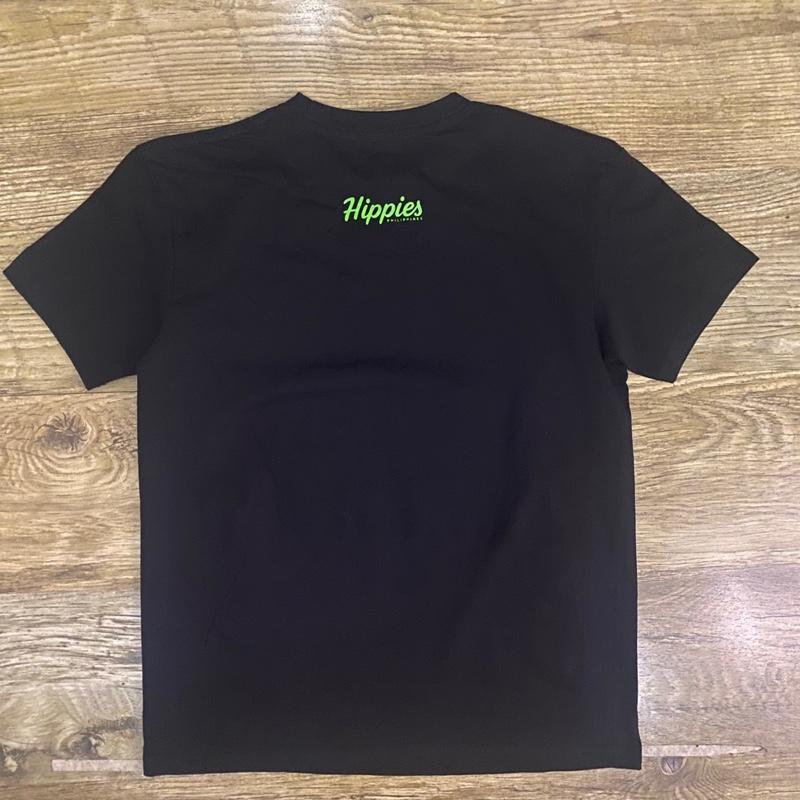Green Butterfly T-Shirt - Pure Cotton Regular Fit American Size Black Tee