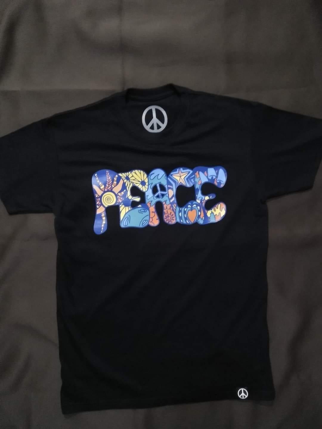 Hippies Philippines T shirt - PEACE (Black)