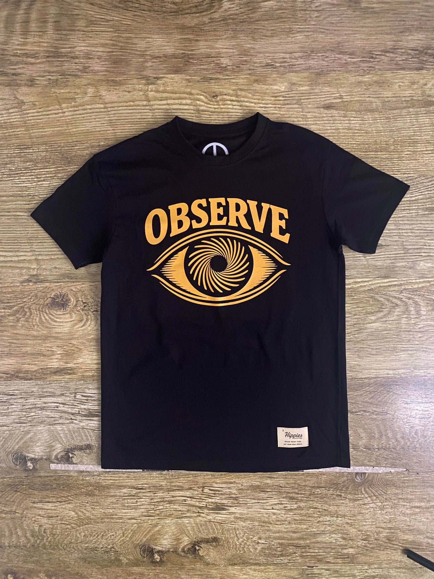 Observe T-Shirt - Pure Cotton Regular Fit American Size Black Tee