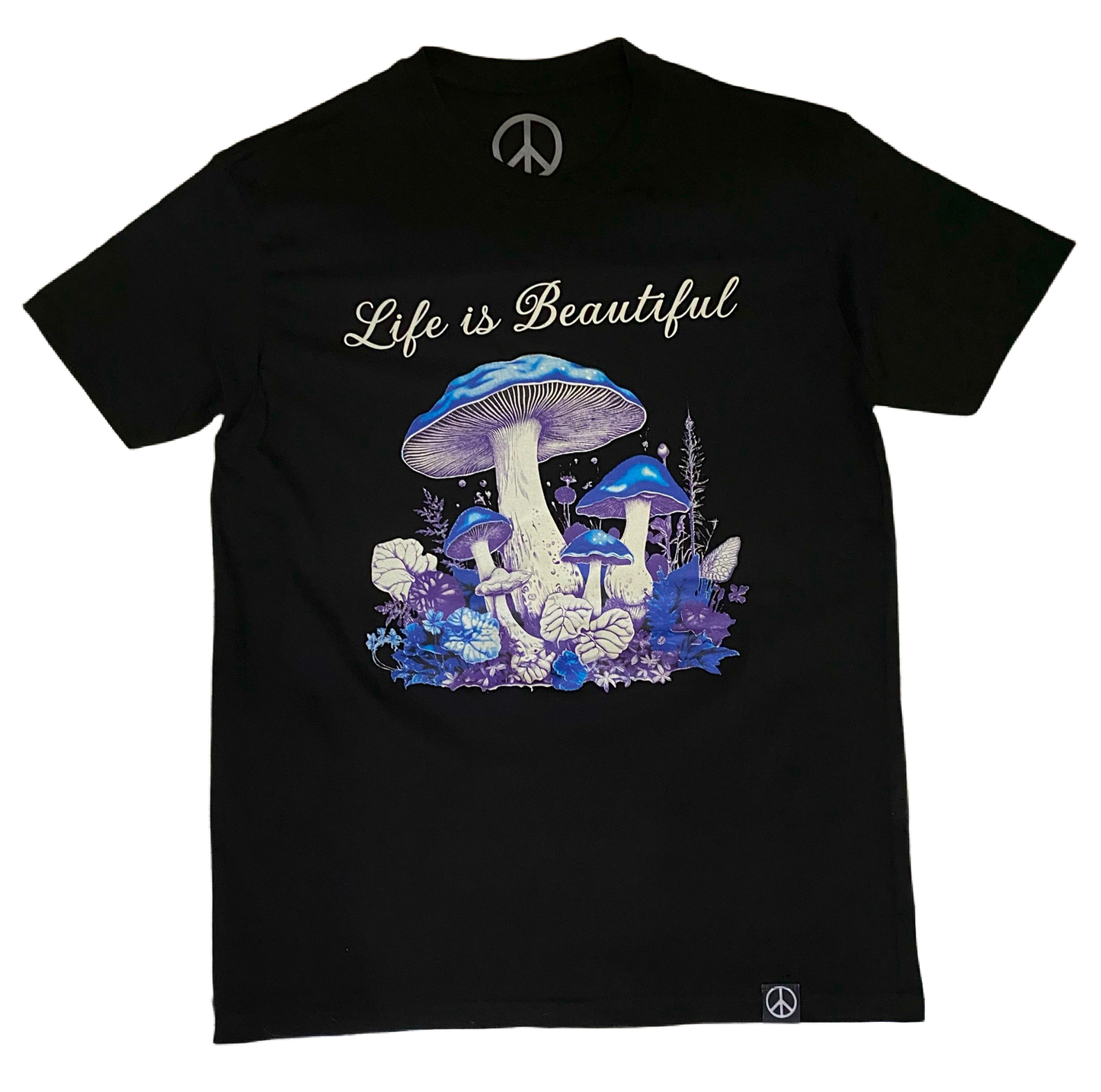 Life is Beautiful Tee in Black