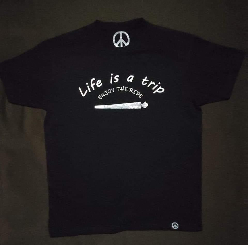 Hippies Philippines T shirt - Enjoy the ride (Black)