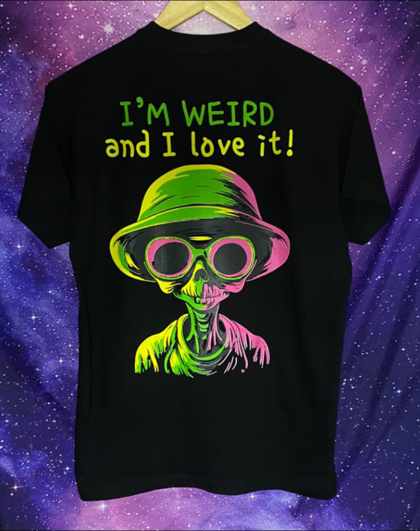 Hippies Philippines - I'm Weird (Back Print) NOT OVERSIZED - (American size, regular fit)
