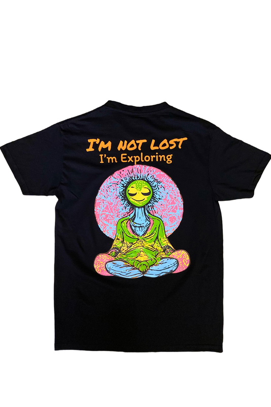 I'm Exploring Tee in Black