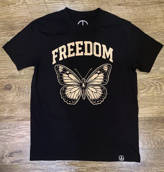 Butterfly Freedom in Black