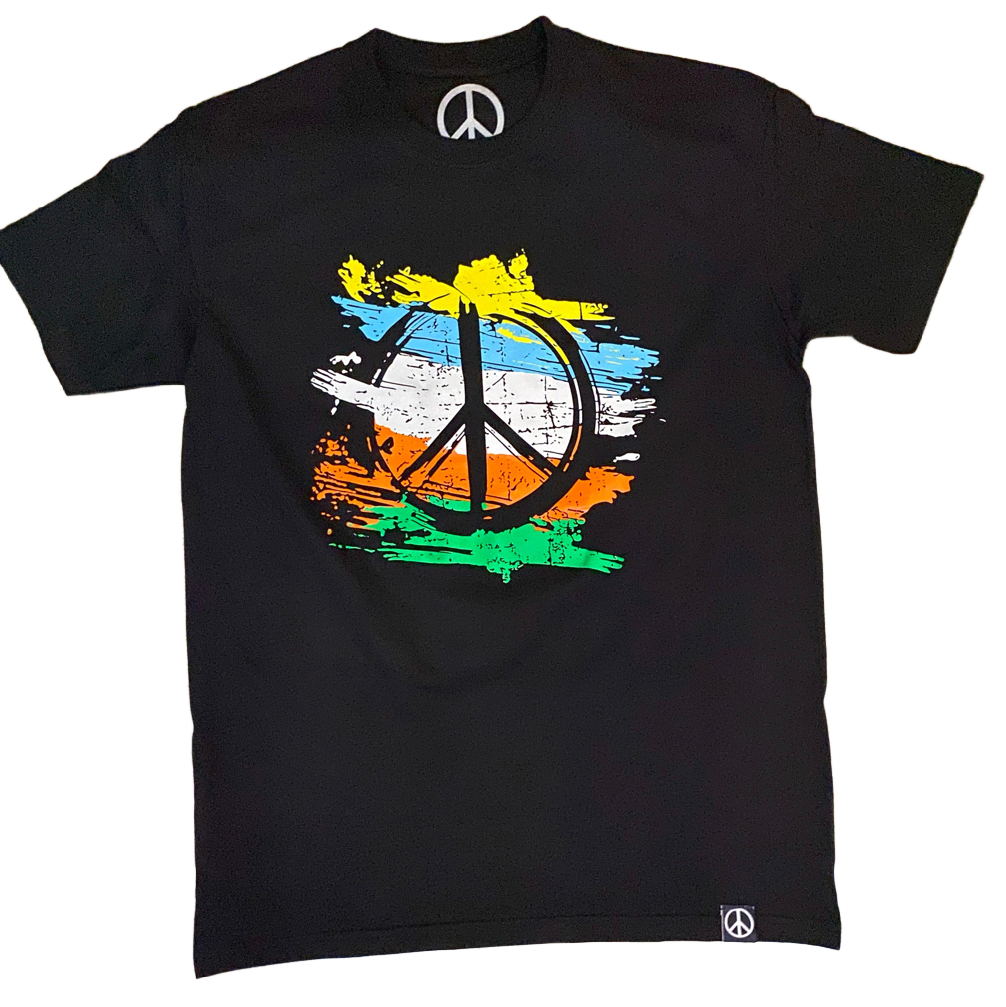 Paint Peace Tee in Black