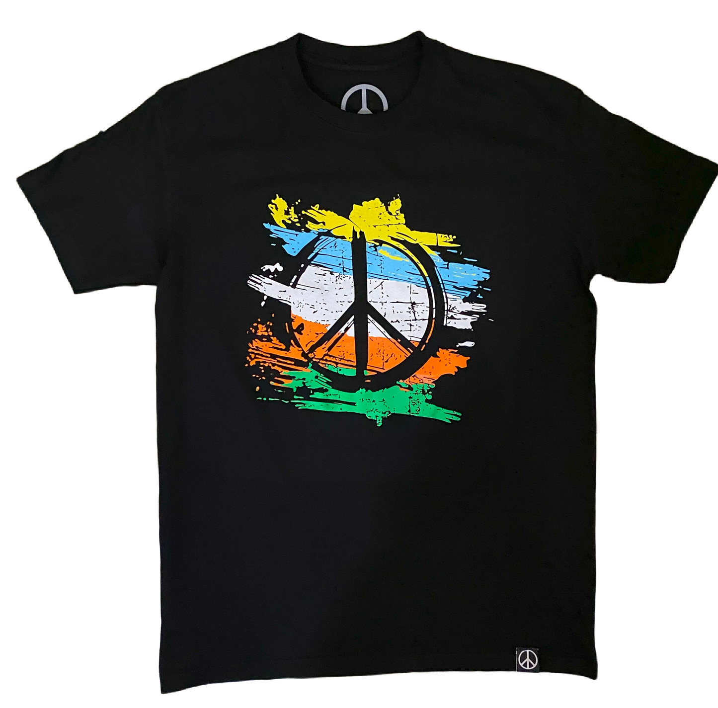 Paint Peace Tee in Black