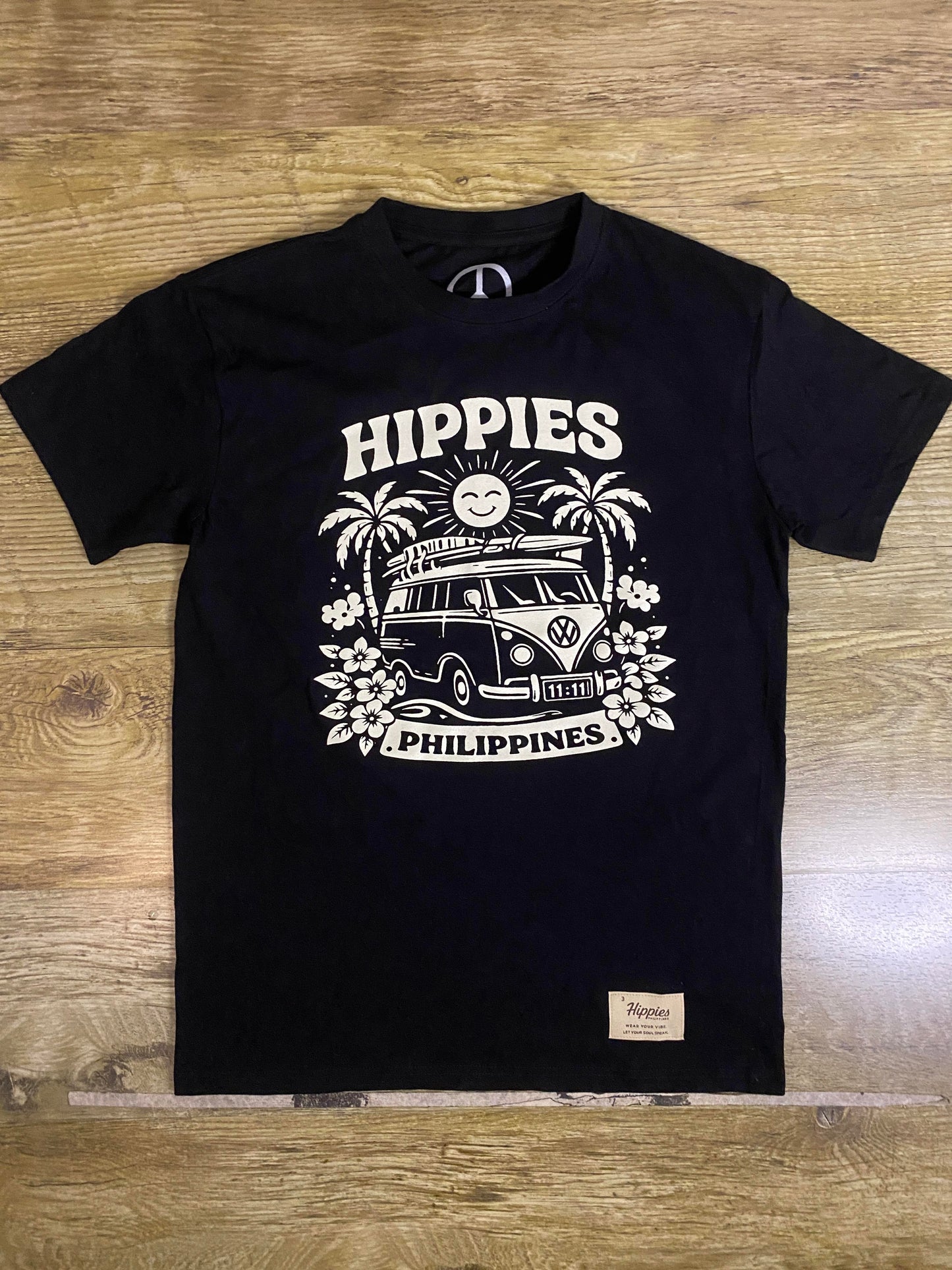 Ride the vibe T-Shirt - Pure Cotton Regular Fit American Size Black Tee